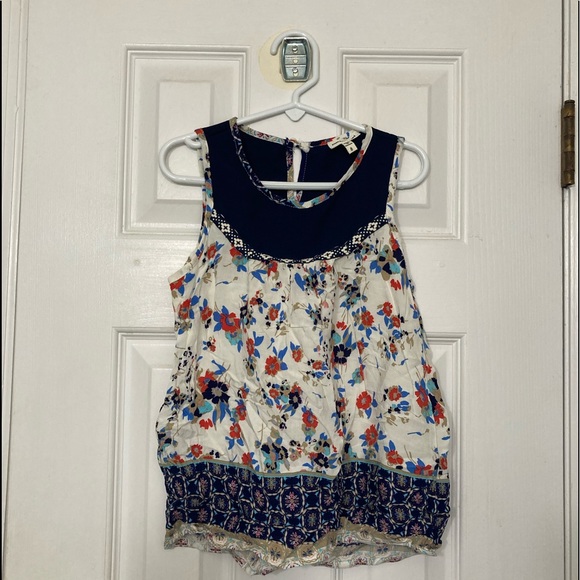 monteau girl Floral Paisley Tank Top Size 8 - Picture 5 of 5
